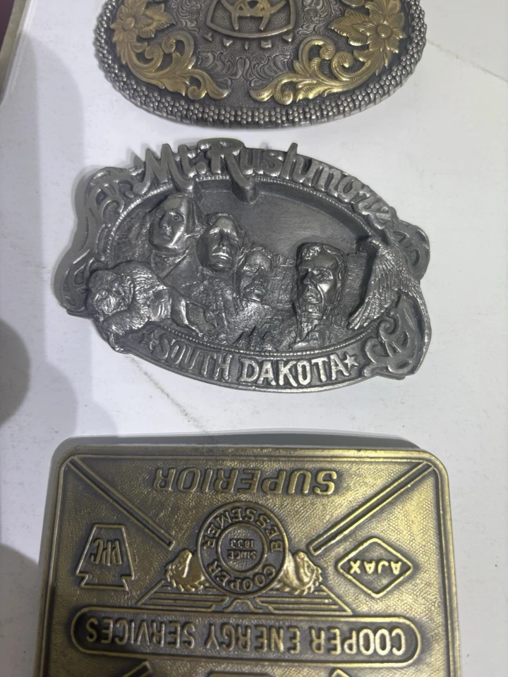 Lote mixto de 11 hebillas de cinturón Foto 4 de 4