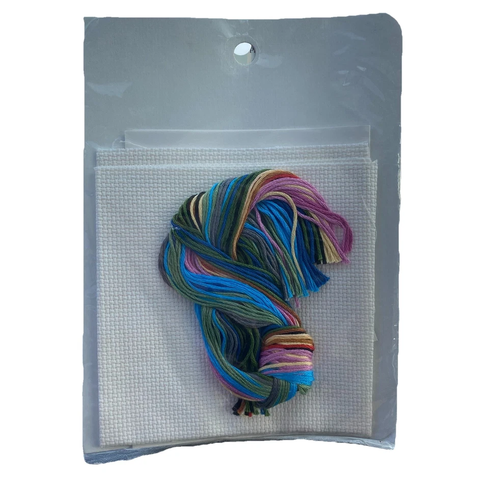 "Kit de punto de cruz contado Jiffy Sunset QUILT SHOW #16598 7X5"" 1993" Foto 2 de 2