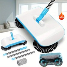 Cordless Hard Floor Cleaner,Compact Hand Push Sweeper,Manual Floor Sweeper UK