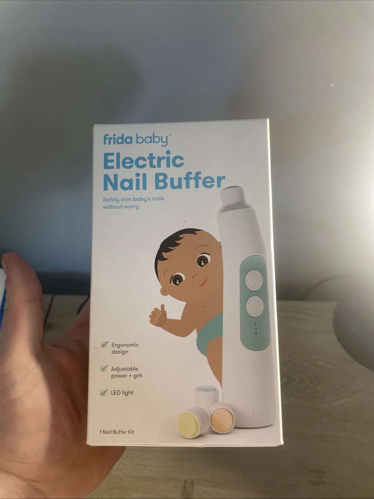 Frida Baby Electric Nail Buffer Safely Trim Nails New In Box