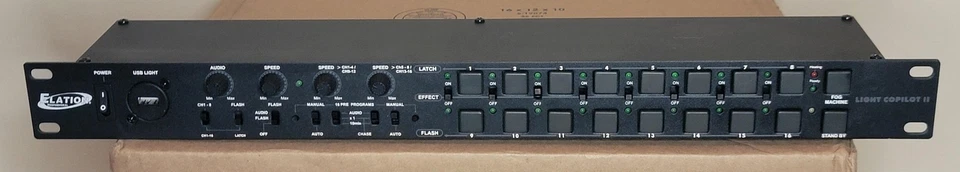 Elation Copilot III Lighting Controller 16 Channel DMX Fog Strobe Audio USB - Image 3 of 4