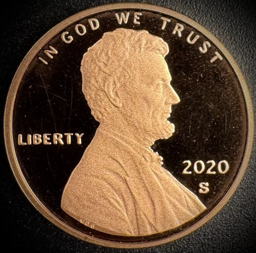 2020-S Lincoln Shield Cent Proof — photo from the most recent tracked eBay sale