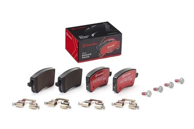 Bremsbelagsatz Scheibenbremse XTRA LINE BREMBO P 85 099X für AUDI A4 B8 8K2 8K5