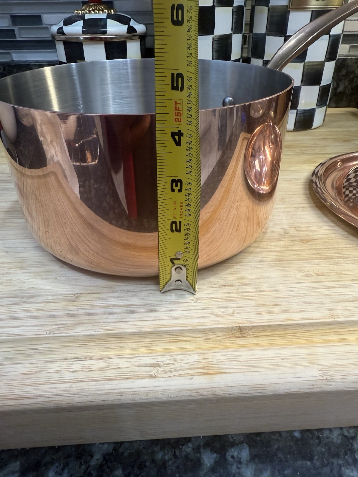 Mauviel M'Heritage M'150 B Copper Sauce Pan With Lid, 1.25 Qt & 3.5 Qt New Read!