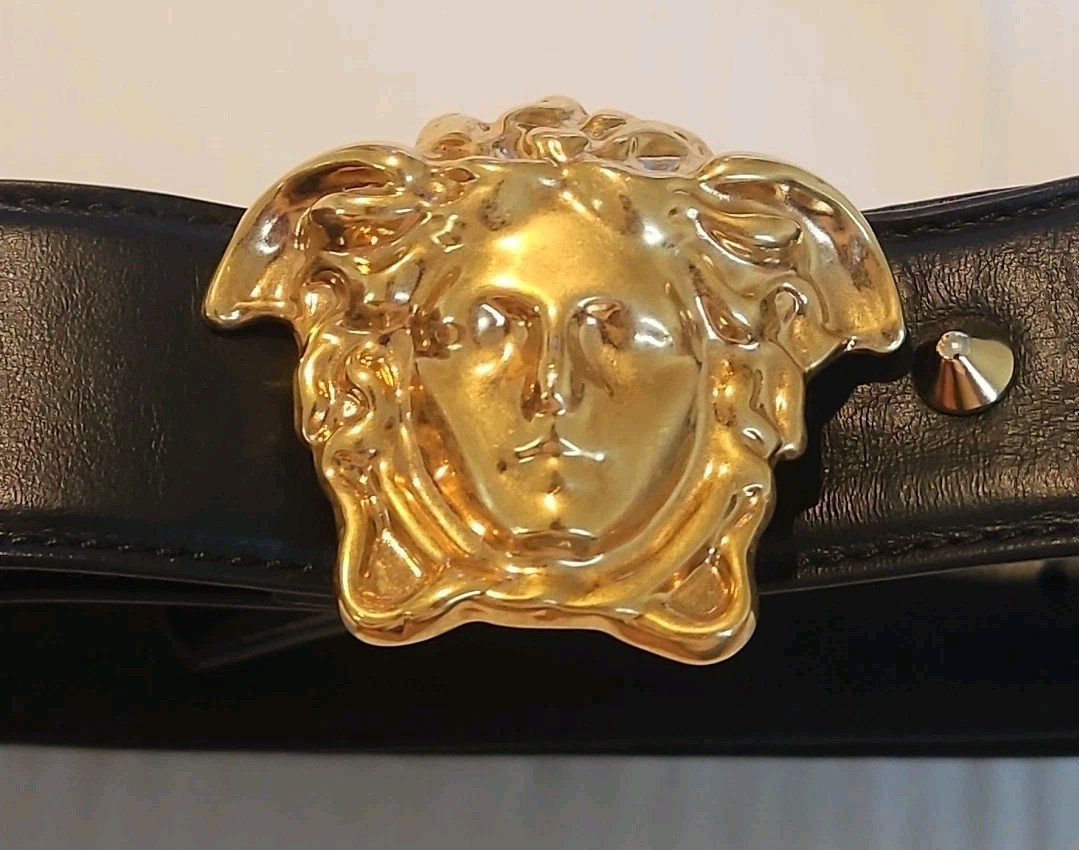 Gianni Versace Medusa Studded Belt DCDD259.DV7BP - Size 95