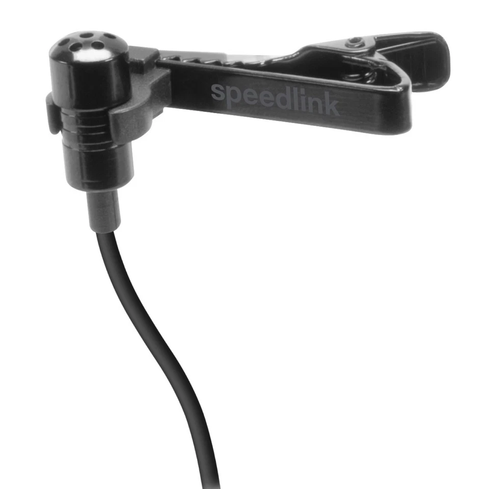 Speedlink SPES Mini Clip-On Ansteck-Mikrofon 3,5mmm Klinke für HiFi PC Notebook - Bild 2 von 4