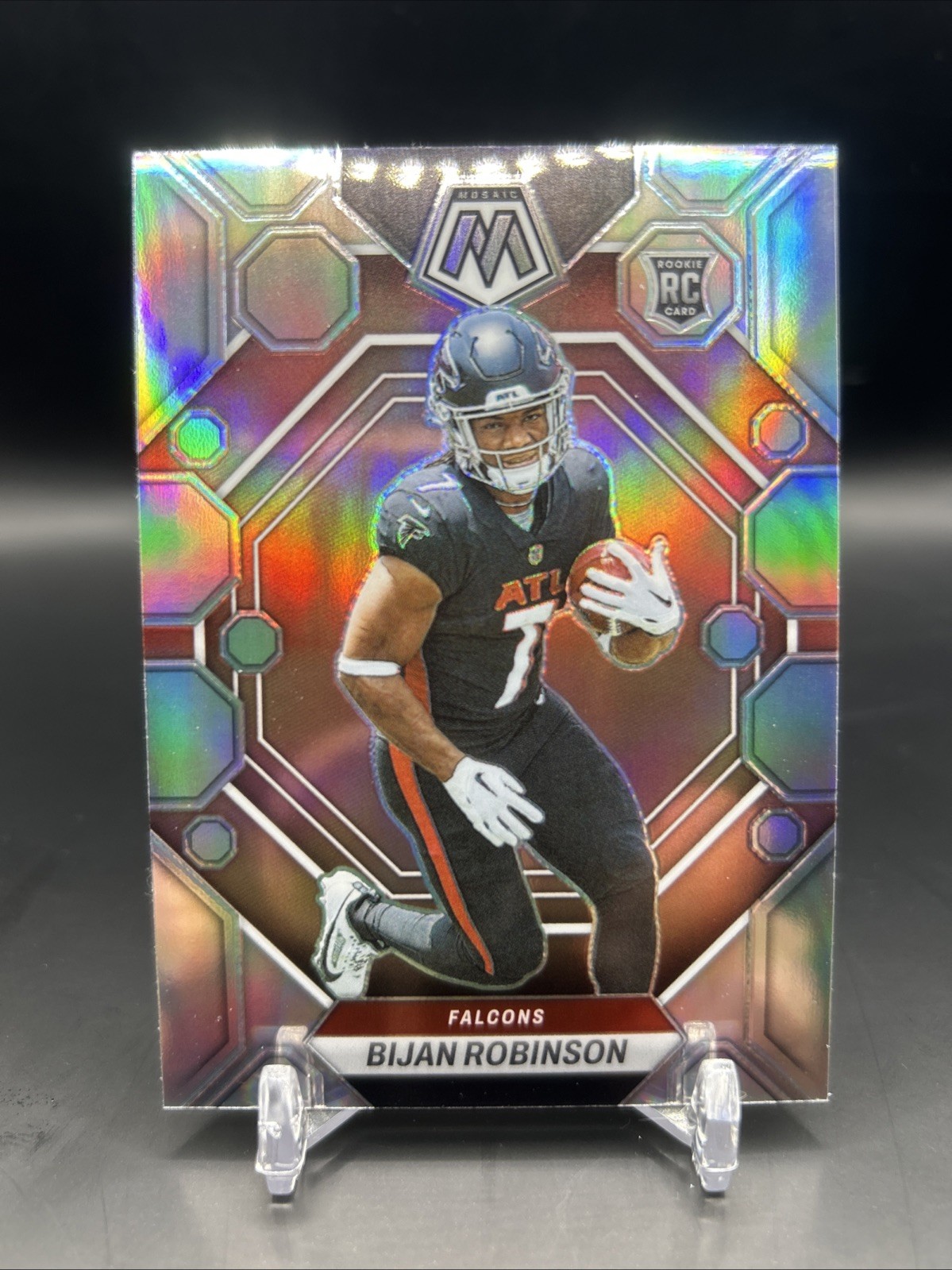 2023 Panini Mosaic - Rookies Bijan Robinson #284 Silver Prizm (RC)