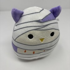 Squishmallow 8.5  Holly the Mummy Owl Kellytoy Halloween Plush New w/o Tags READ