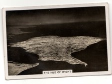 00461 Britain From The Air Senior Service Cigarette Card, 1939, Isle of Wight