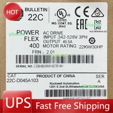 Allen-Bradley 22C-D045A103 PowerFlex 400 22 kW 30 HP AC Drive AB 22CD045A103
