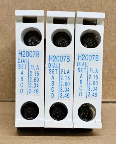 LOT OF 3 EATON H-2007B-3 HEATERS