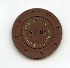 100.00 Chip from the Christchurch Casino Christchurch New Zealand Training