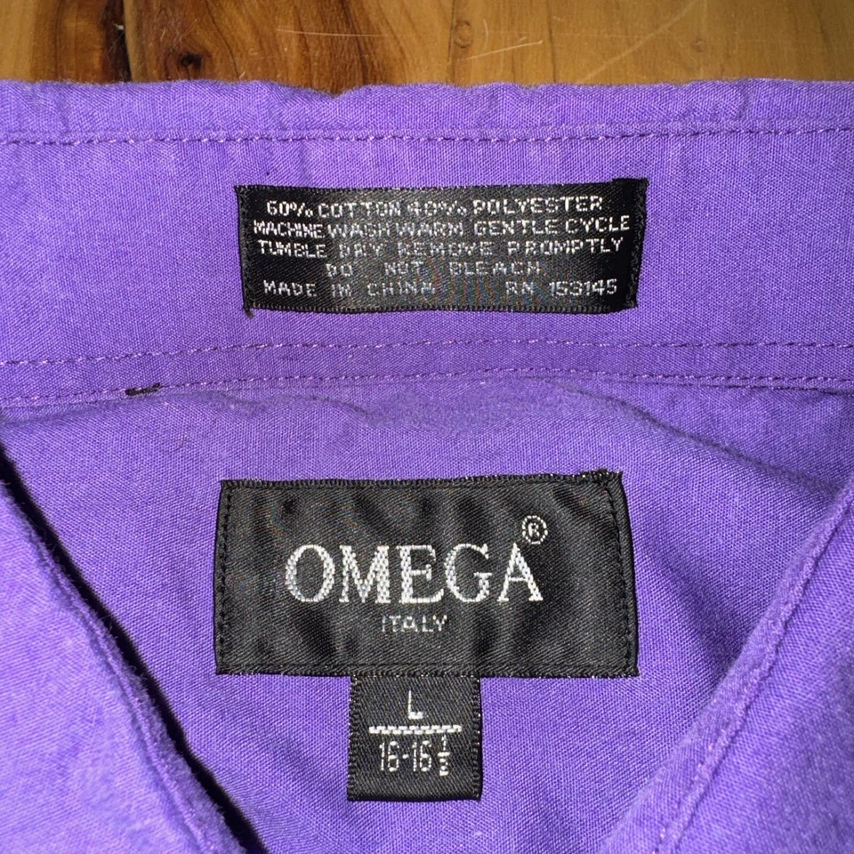 Camiseta Tennessee Tech Golden Eagles Abotonada Grande Púrpura Cookeville TN (37) Foto 3 de 4