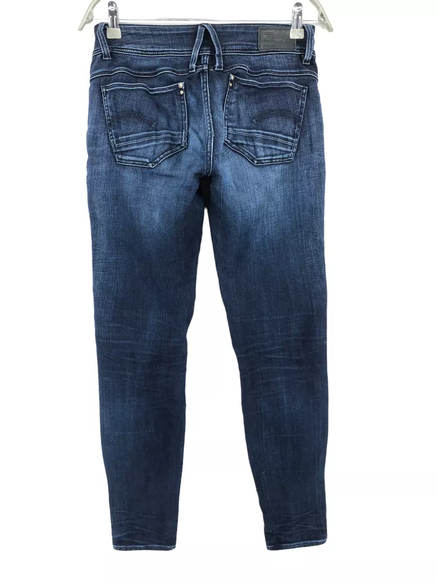 G STAR RAW Women Lynn Zip Mid Skinny Jeans Size W26 L32 eBay