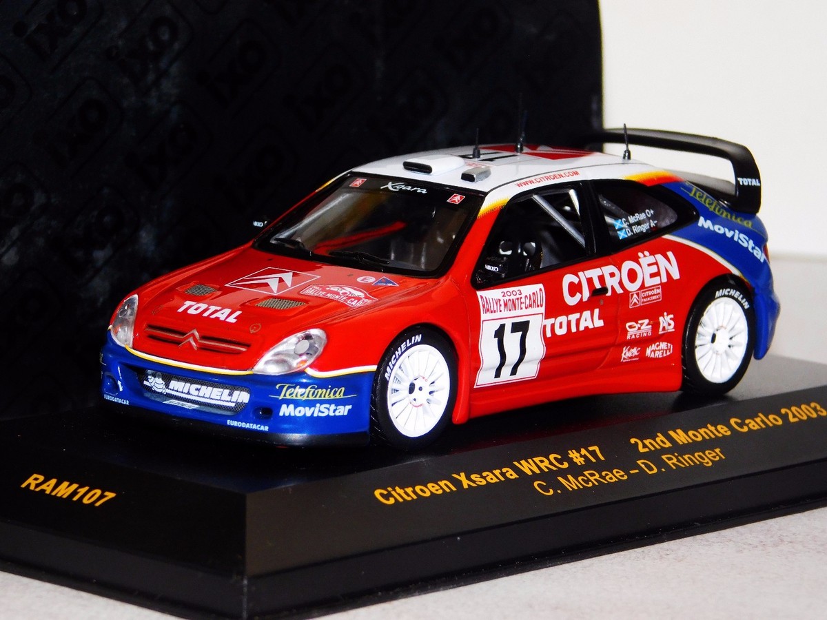 CITROEN XSARA WRC #17 C. MCRAE MONTE CARLO 2003 IXO RAM107 1/43 | eBay