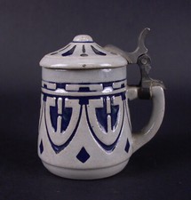 - seltener Jugendstil Senftopf - Karl Görig - Merkelbach/Westerwald No. 1869