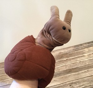 folkmanis snail puppet