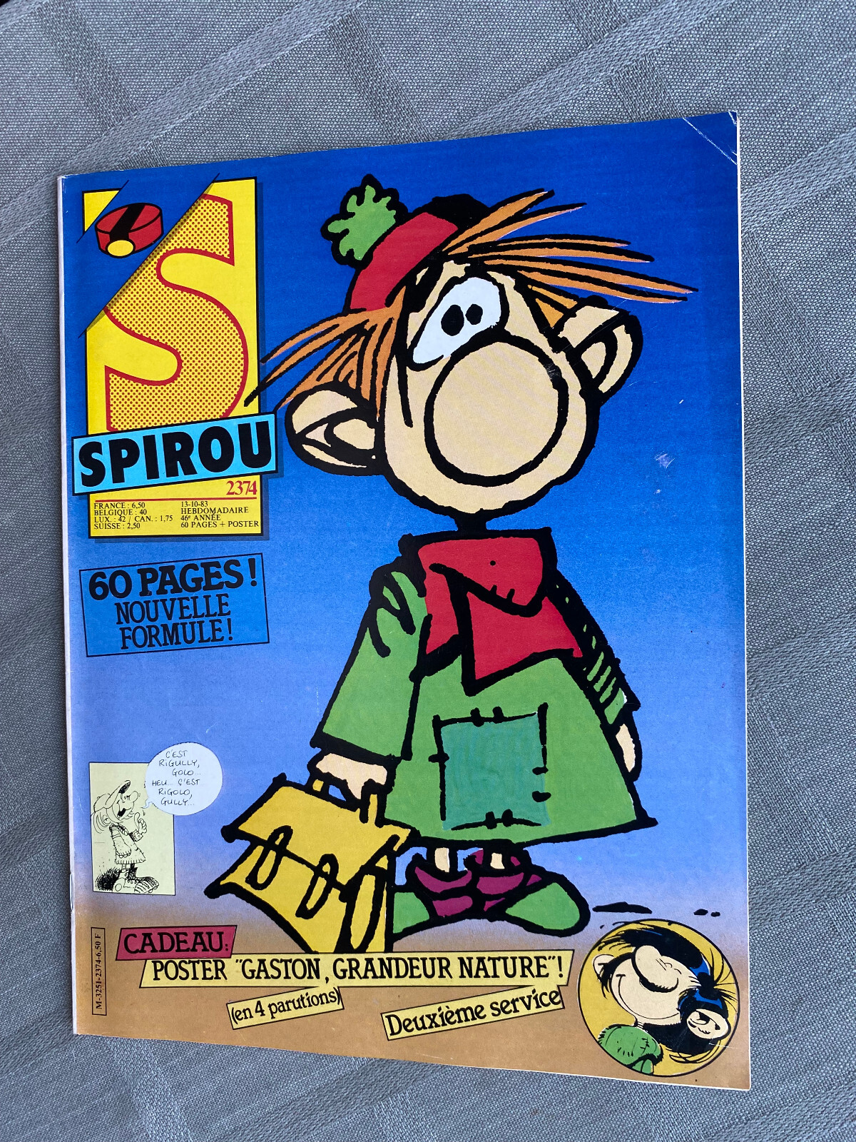 Spirou Weekly No. 2374 1983 In Good Condition Without The Supplement