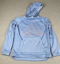 Adidas Climawarm Hoodie Medium Blue Sweatshirt Hoodie Pullover Sports Adult Nice