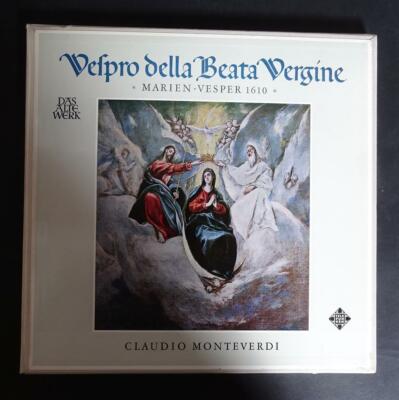 Claudio Monteverdi Marien Vesper 1610 Das Alte Werk Jürgen Jürgens 2 LP Box