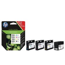 Image of Genuine HP 932XL Black 933XL Cyan/Magenta/Yellow Ink Cartridge Multipack