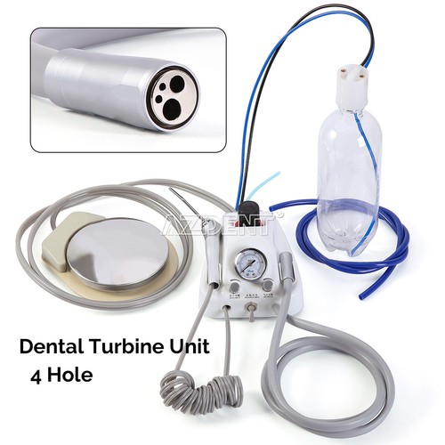 Dental Portable Turbine Unit 3 Way Syringe Work with Air Compressor 2/4Holes - Picture 3 of 34
