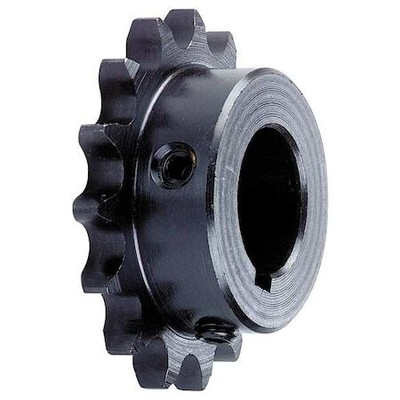 Tsubaki 35B10f-5/8 Single Strand Sprocket, Fixed, 35 Chain Size, 5/8 Bore Dia.,