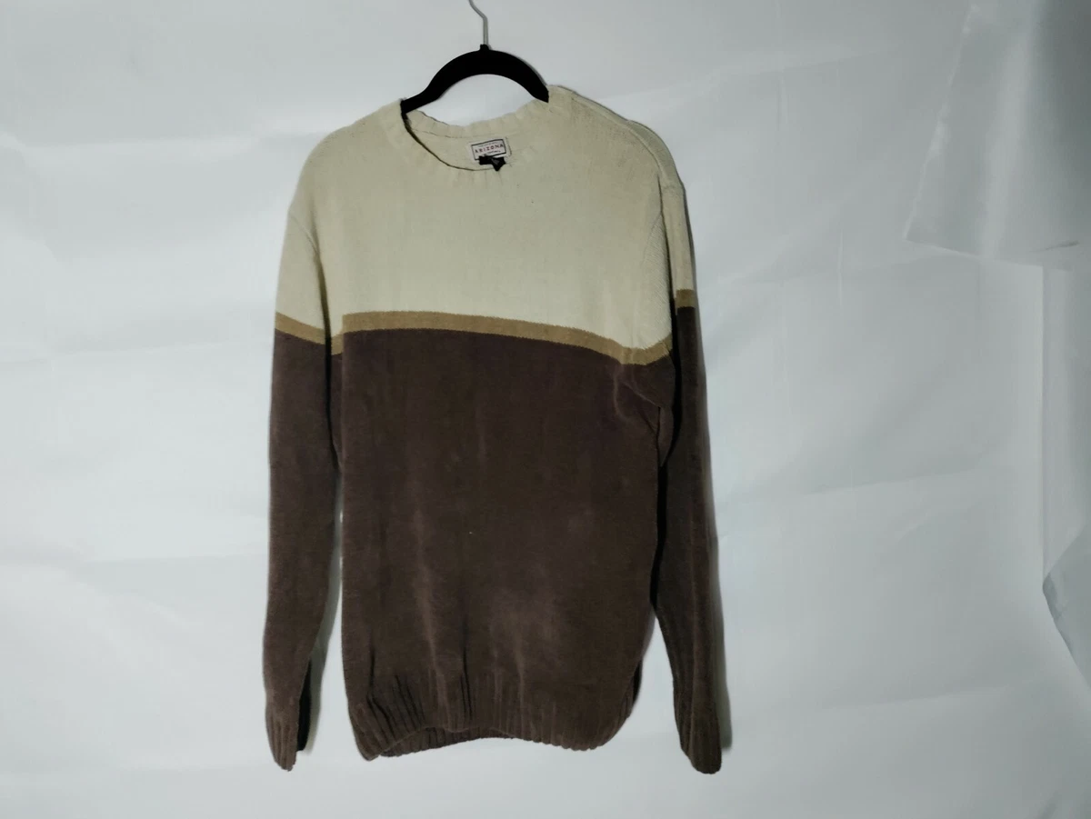 The Original Arizona Jean Company Brown and Beige Knit Sweater Size S | eBay