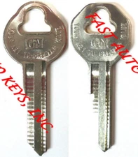 2 Keys Set NEW Fits 1941-1966 GMC GM OEM Ignition/Doors Key Blanks - SET 