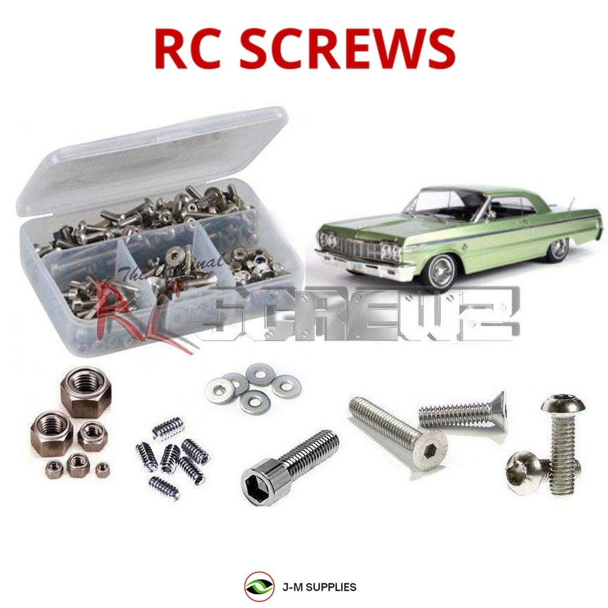 ruruaさん専用 200 RCScrewZ Stainless Screw Kit rer076 for RedCat SixtyFour Impala