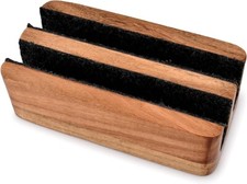 Vertical Wooden Laptop Holder   Acacia Stand for MacBook Pro and More  Free  F