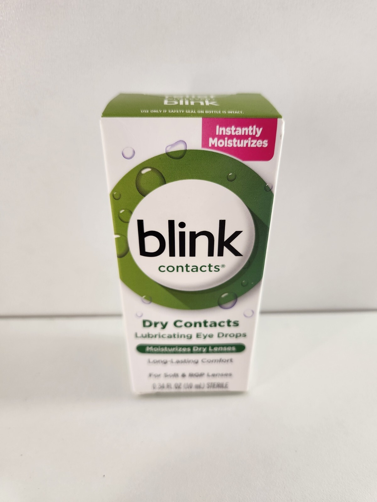 Blink Contacts Lubricating Eye Drops, 10 ML, Exp 11-26