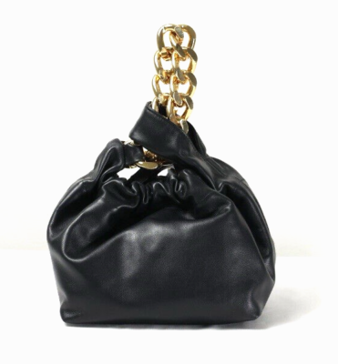 De Mellier デメリエー・ SANTA MONICA チェーンバッグ NEW DEMELLIER LONDON The Santa Monica Chain Black Leather Bucket