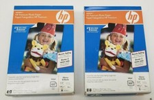 2 HP Premium Photo Paper Glossy 4" x 6" 100 Sheets 10mil 64lb New