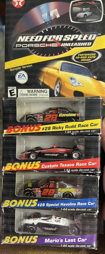 Lot Of 4 Need For Speed Porsche Unleashed Demo W CD- NIB - Collection Vintage