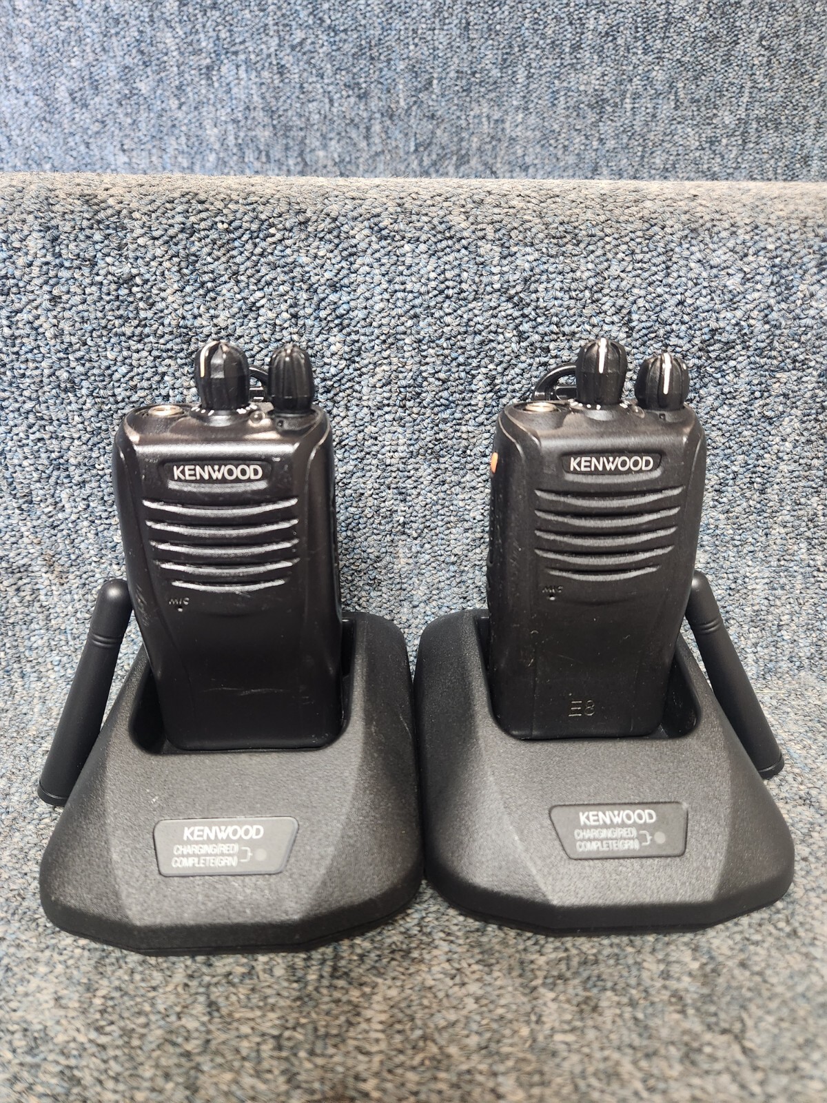 Set of 2 Kenwood TK-3360 TK3360 UHF Radios 450-490 GOOD w accys buy 1 - 9 sets