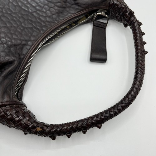 FENDI Spy Bag Leather Brown Hand One Handle Purse Authentic From Japan - Picture 18 of 23