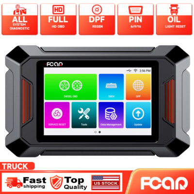 FCAR F802 Diesel Diagnostic Scanner All System DPF Regen & Oil Reset Tool