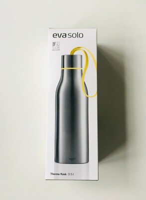 Eva Solo Brandneu Gelb Edelstahl Doppelwand Thermoskanne 0,5L 