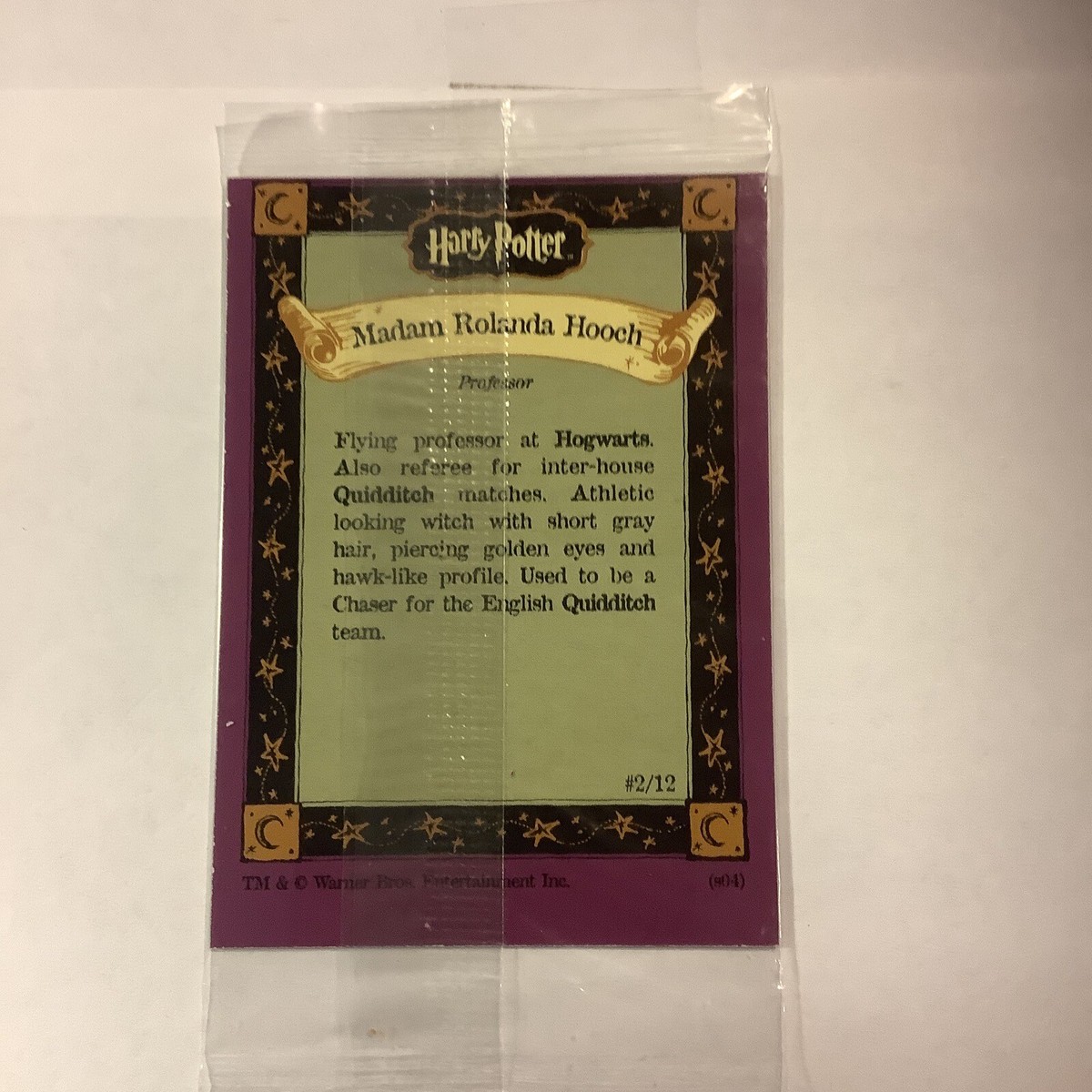Harry Potter Vintage Chocolate Frog Card #2/12 Madam Rolanda Hooch