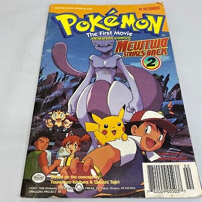 The Art of Pokémon The First Movie: Mewtwo Strikes Back Vintage 1998 Book