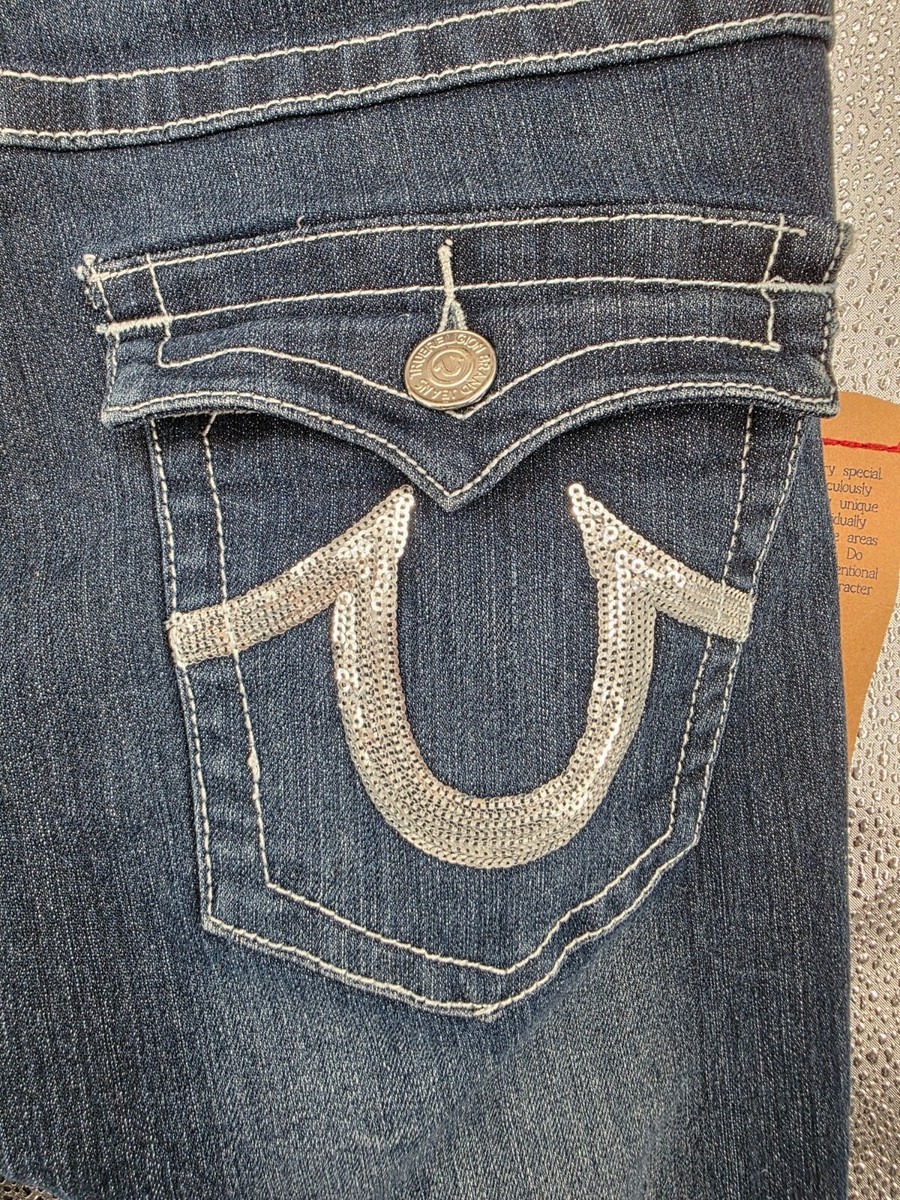 TRUE RELIGION JOEY SUPER T 30 白 ホワイト JOEY MID RISE BIG T FLARE JEAN - White | True Religion