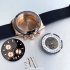 39mm VK63 Watch Case for DAYTONA Men Watch VK64 Movement Sapphire Chronograph