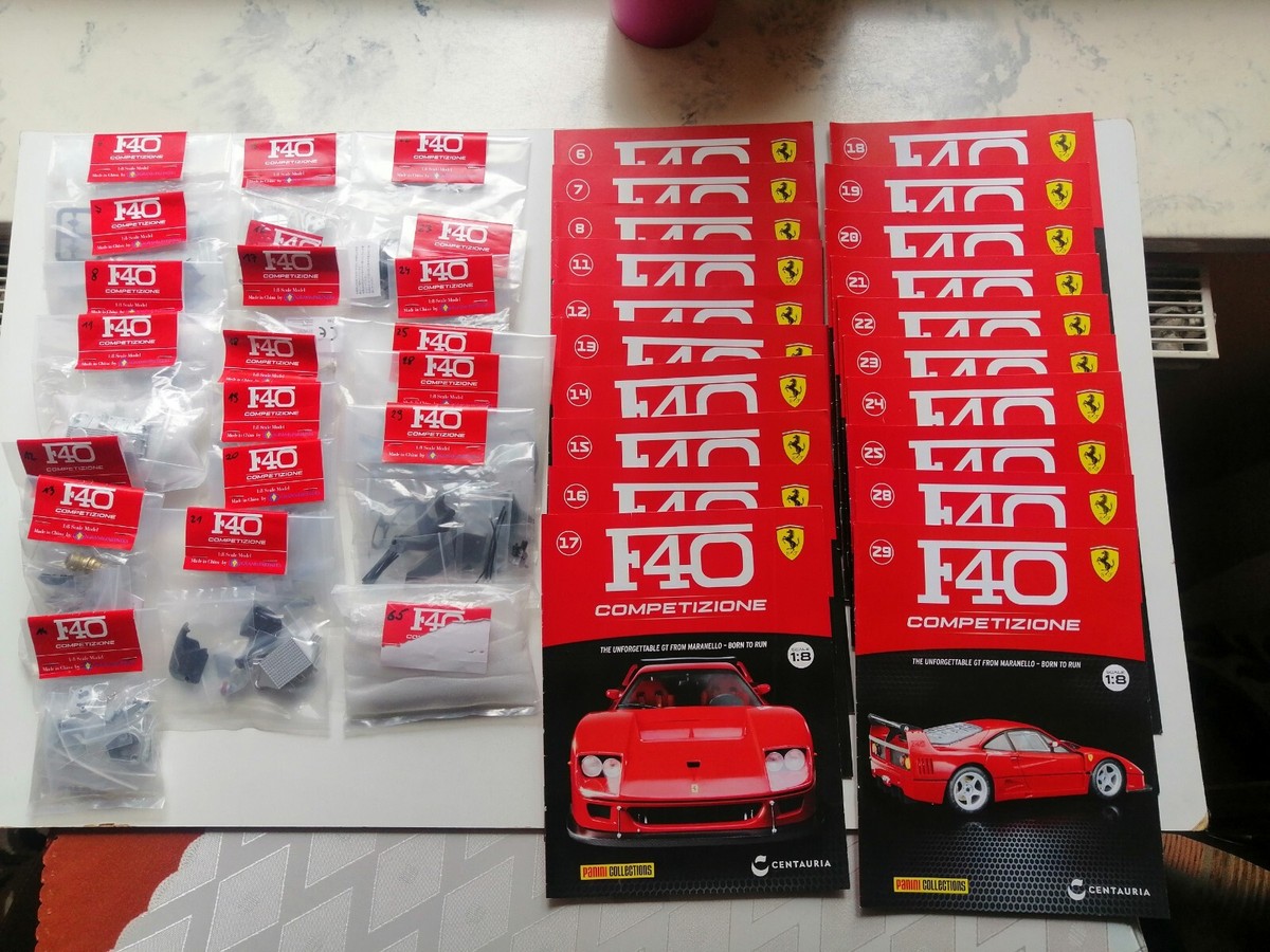 Ferrari F40 1/8スケールモデルキット Ferrari F40 1/8スケールモデルキット - メルカリ