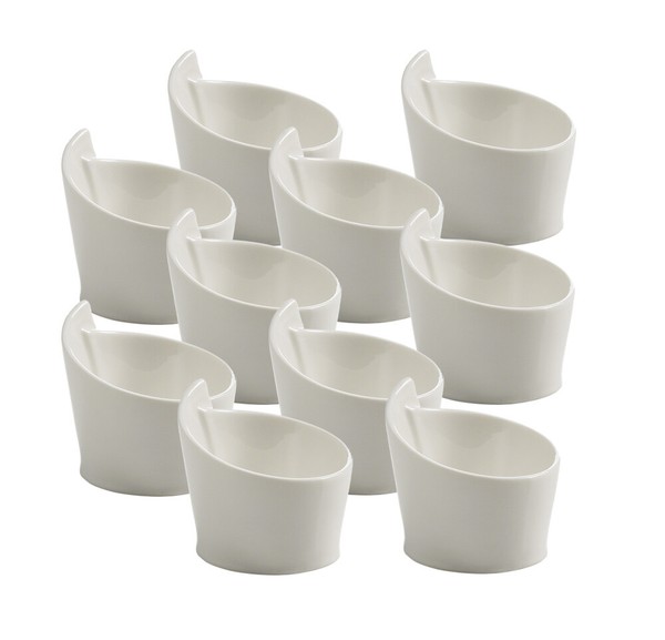 10Er Set Dipschale 5,5 X 5 Cm / Maxwell & Williams / White Basics / Round / S...-image