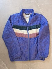 LL BEAN Kids Packaway Primasoft Colorblock Jacket Coat Violet Medium Sz 10/12