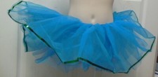 Turquoise Tutu Green Sequin Edge graduated layers Girls szs over 30 available