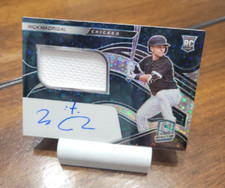 NICK MADRIGAL  2021 Spectra Relic Patch DISCO #122 Auto /99  RC White Sox