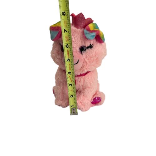 Barbie Dog Plush Princess Puppy Rainbow Crown Stuffed Animal 7" Inch - Picture 2 of 6