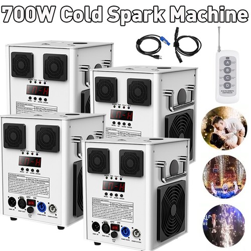 700W Cold Spark Machine Stage Effect DMX Firework DJ Event Party Wedding Club